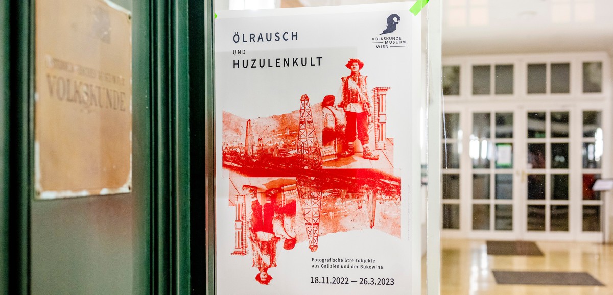 : Ausstellung "Ölrausch und Huzulenkult" im Volkskundemuseum Wien. Foto: Kollektiv Fischka / Kramar © Volkskundemuseum Wien