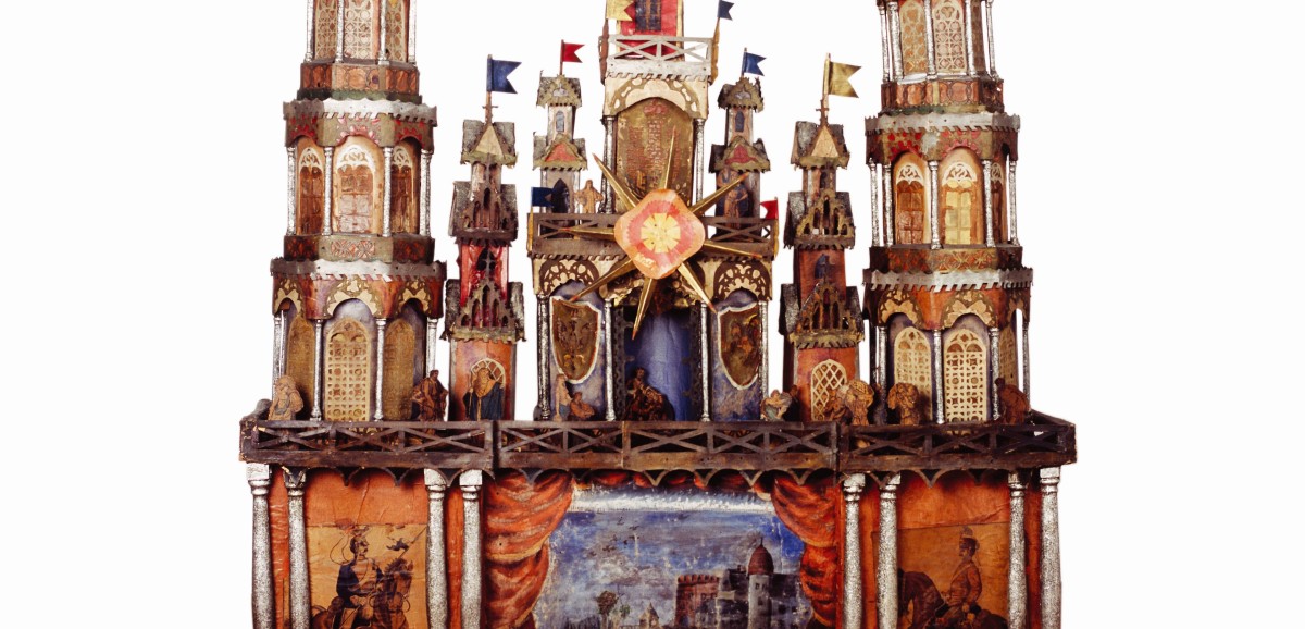 : Polen: Weihnachtskrippe Szopka, Krakau, um 1910 © Volkskundemuseum Wien 