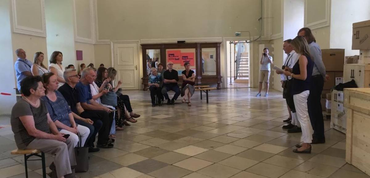 : Ausstellungspräsentation "Auf die Schätze, fertig, los!" im Schloss Marchegg