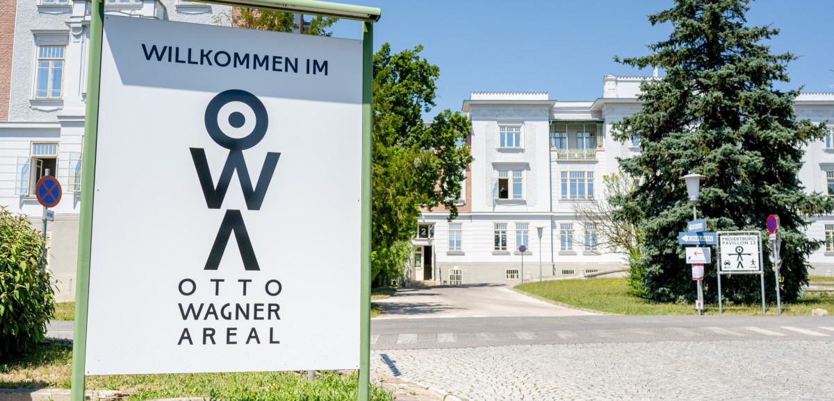: Willkommen im Otto Wagner Areal. Foto: Kollektiv Fischka / Kramar