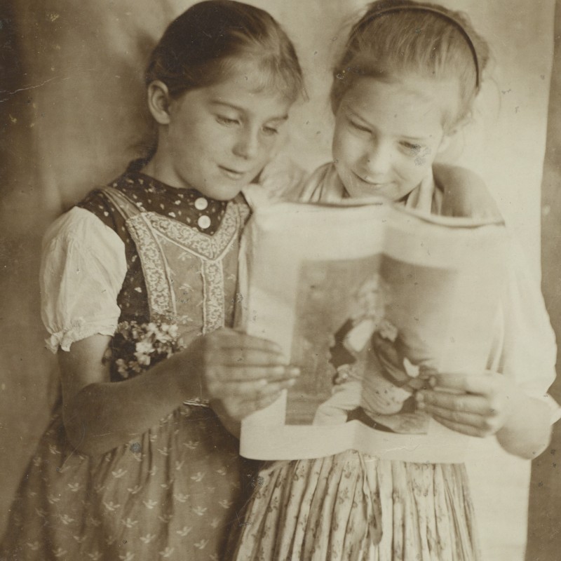 Positiv (vor 1924) aus der Sammlung von Anna und Konrad Mautner | pos/9425, 1938/39 inventarisiert | Scan: Fotosammlung © Volkskundemuseum Wien