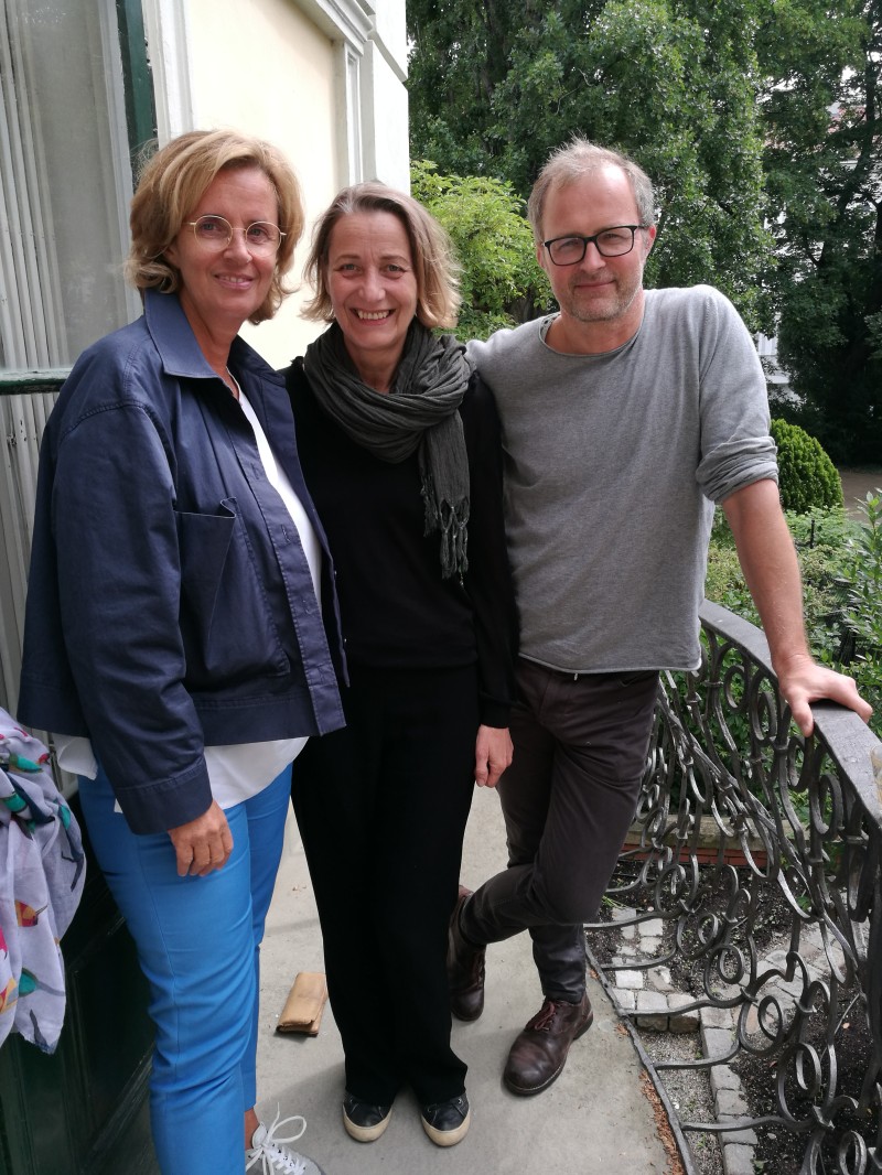 : Theres Fischill, Ruth Goubran und Matthias Beitl. © Volkskundemuseum Wien