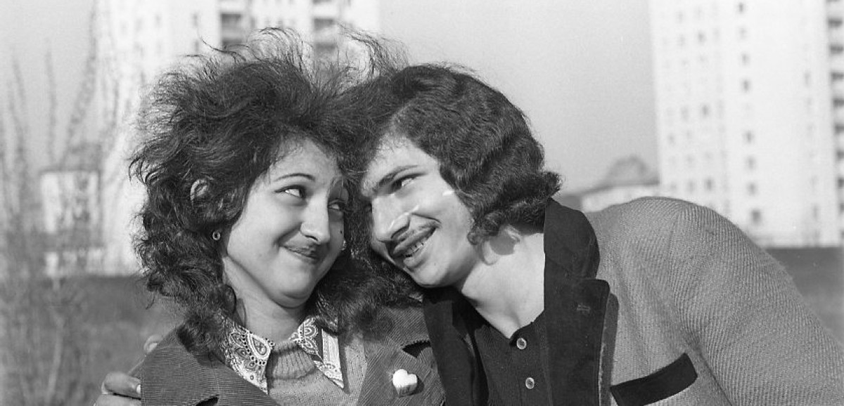 : Junges Paar an der Donau, Wien um 1973. Foto: Jovan Ritopečki © Slobodanka Kudlacek Ritopečki