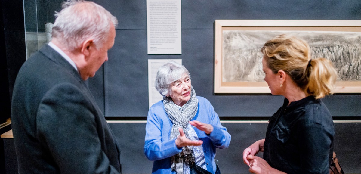 : Ausstellungseröffnung Kunst und Widerstand im Ghetto Theresienstadt. Foto: kollektiv fischka / kramar © Volkskundemuseum Wien