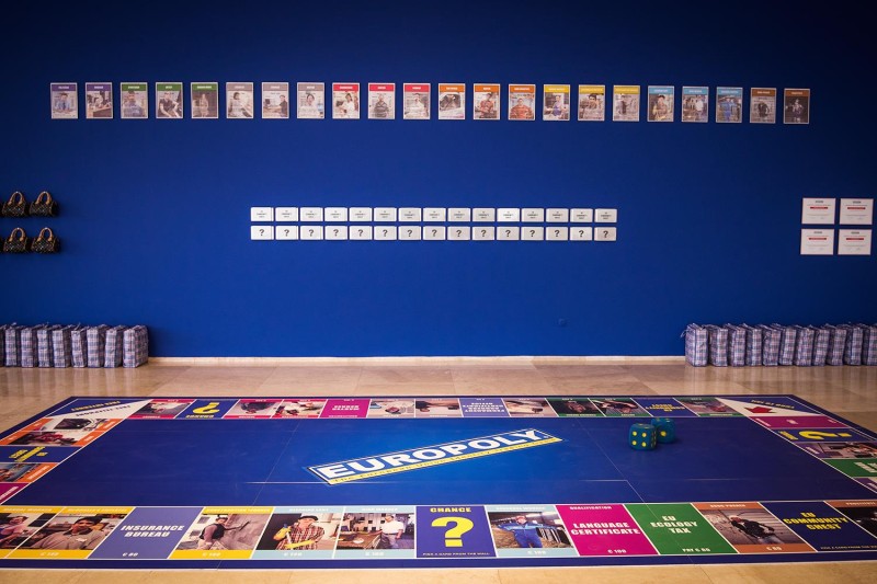 : Europoly - The European Union Identity Trading Game. Foto: Marija Piroški © Krokodil Archive (April 2017)

