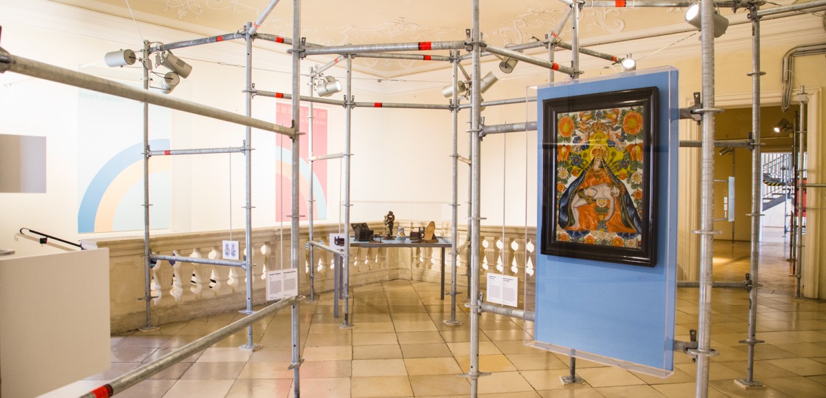 : Ausstellungsimpressionen "Auf die Schätze, fertig, los!". Foto: Samuel Okkel © SNM