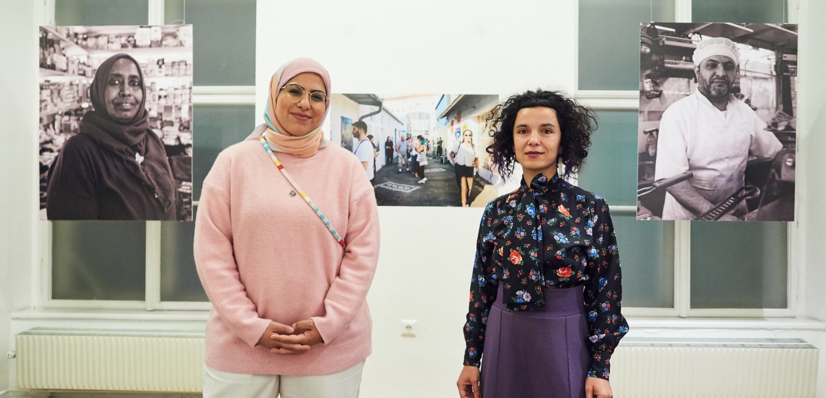 : Ausstellung "StoryTelling:Europe! Brunnenmarkt reVisited" im Volkskundemuseum Wien. Foto © Petra Rautenstrauch/Kollektiv Fischka, Volkskundemuseum Wien