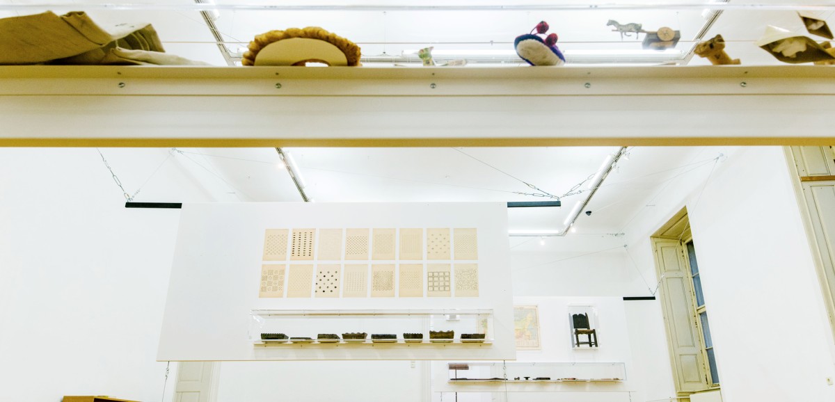 : Ausstellung heimat : machen im Volkskundemuseum Wien. Architektur: Gabu Heindl. Foto: kollektiv fischka / kramar © Volkskundemuseum Wien