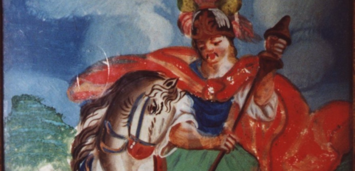 : Heiliger Georg kämpft mit dem Drachen © Volkskundemuseum Wien
