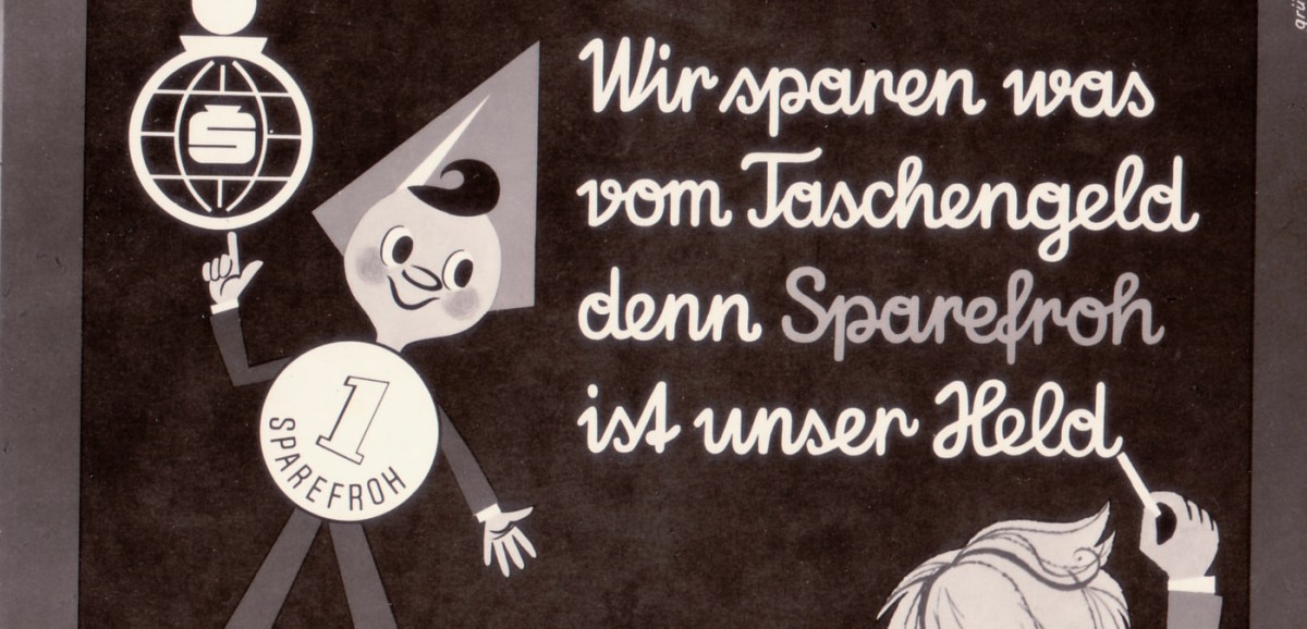 : Plakat zur Jugendsparwoche, undatiert © Volkskundemuseum Wien