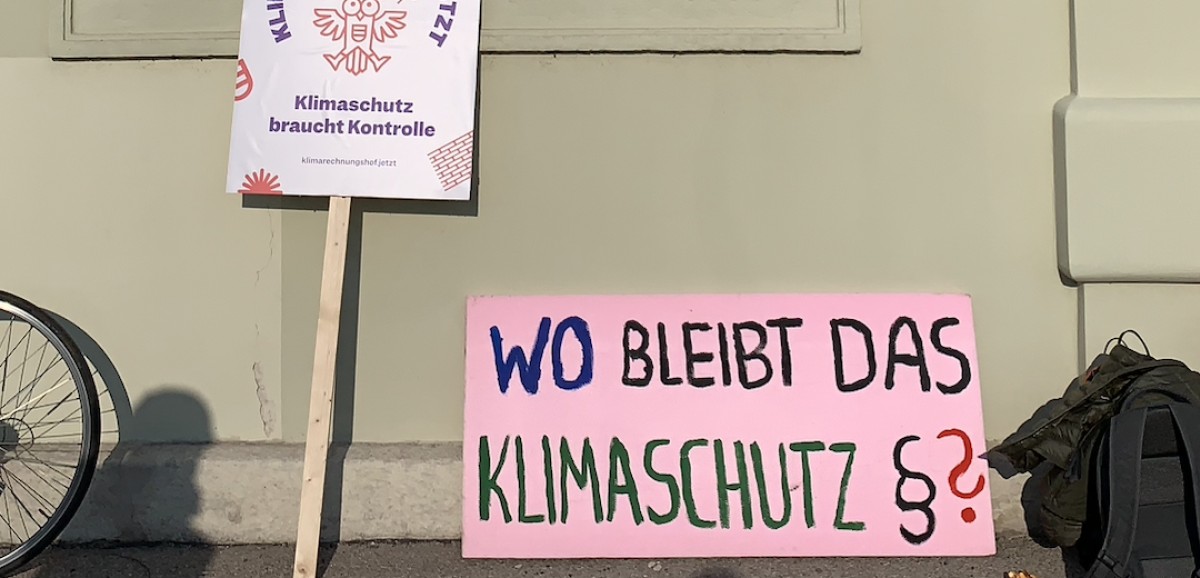 : Klimarechnungshof Jetzt! Foto: Alexa Färber