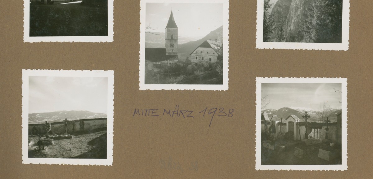 : Seite aus einem Familienalbum, Österreich, März 1938 © Privat