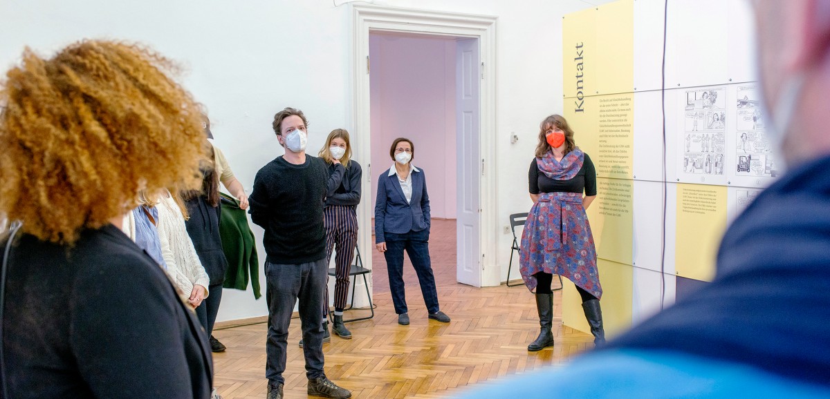 : Ausstellung Jetzt im Recht! Wege zur Gleichbehandlung im Volkskundemuseum Wien Foto: kollektiv fischka/kramar © Volkskundemuseum Wien