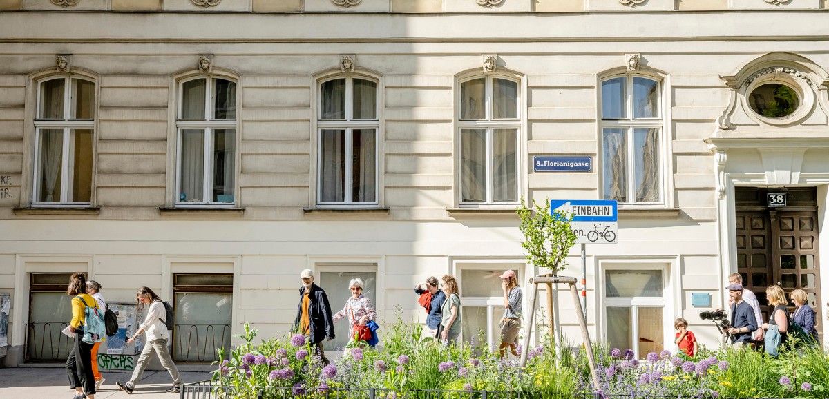 : Stadtspaziergang. Foto: Kollektiv Fischka / Kramar © Volkskundemuseum Wien