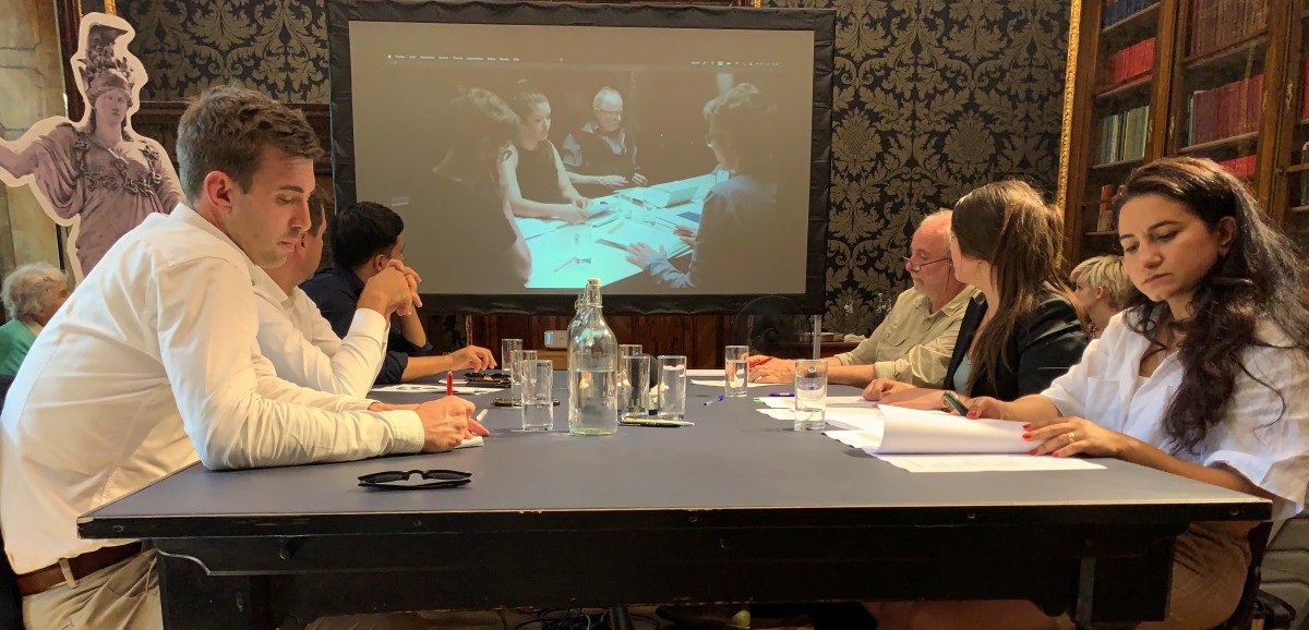 : Parteiengespräche mit den NEOS am 25.6.2024. Foto: Alexa Färber