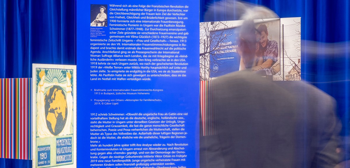 : Die letzten Europäer. Jüdische Perspektiven auf die Krisen einer Idee. Ausstellungsansicht im Volkskundemuseum Wien. Foto: kollektiv fischka / kramar