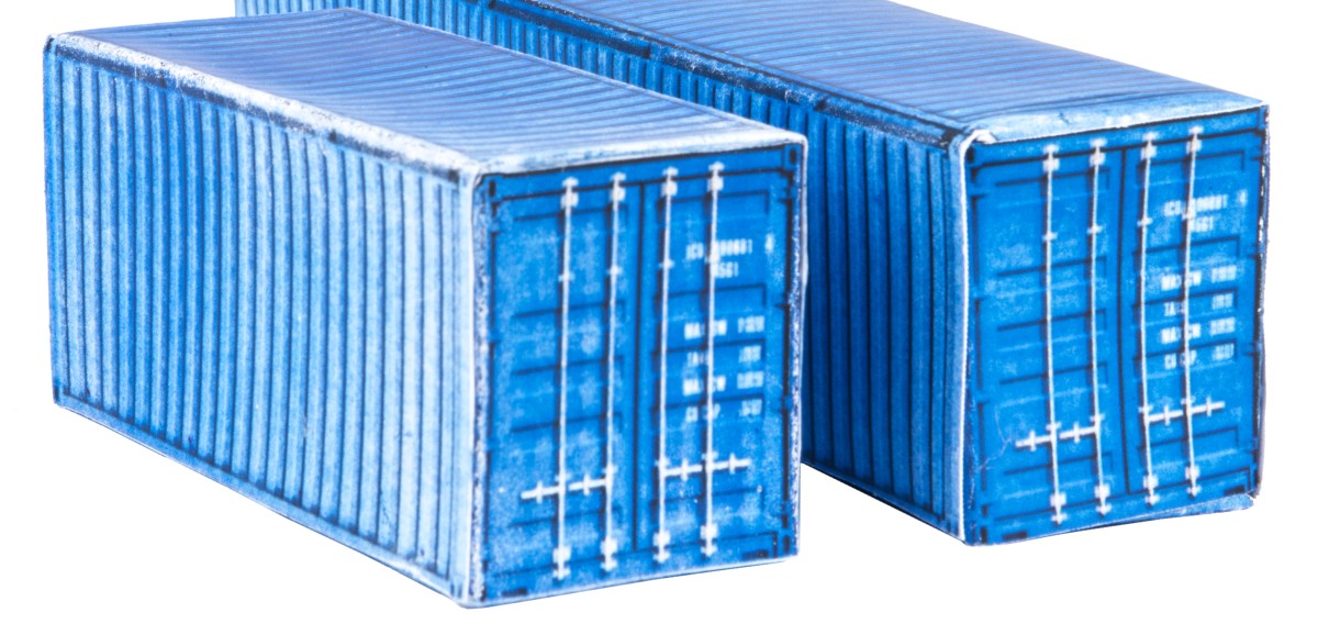 : Container-Unterkunft. Papier-Modell, Wien (AT), 2018. Foto: Christa Knott © Volkskundemuseum Wien
