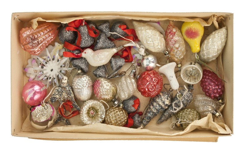 : Blick in Schachtel ÖMV 71503-71530. Foto: Christa Knott © Volkskundemuseum Wien