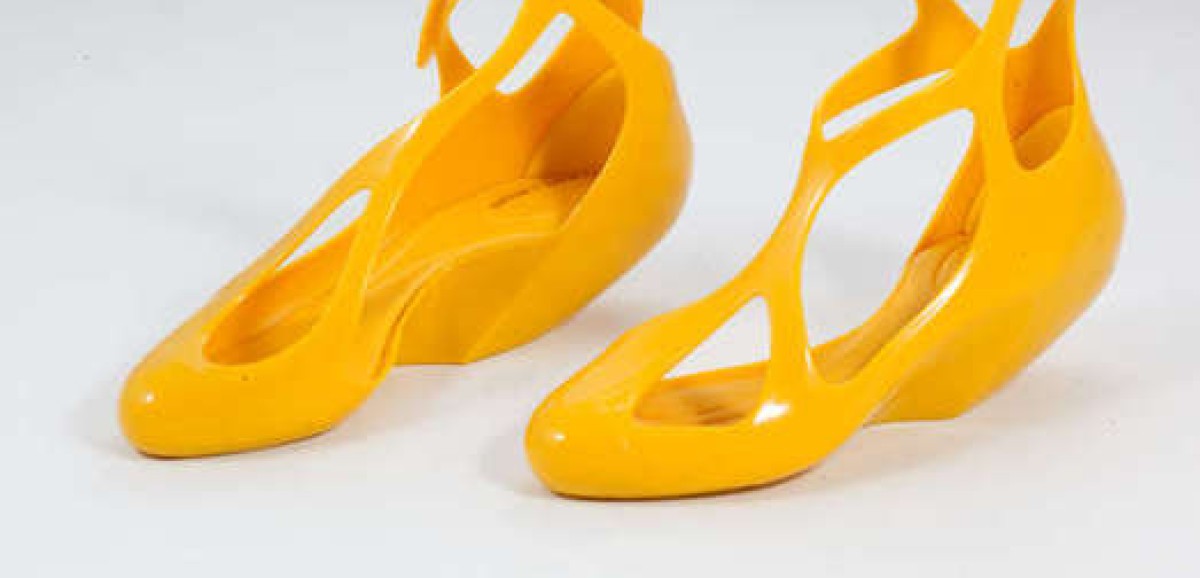 : Zaha Hadid, Damenschuhe, 2011 / Foto: V. Wohlgemuth, Universalmuseum Joanneum